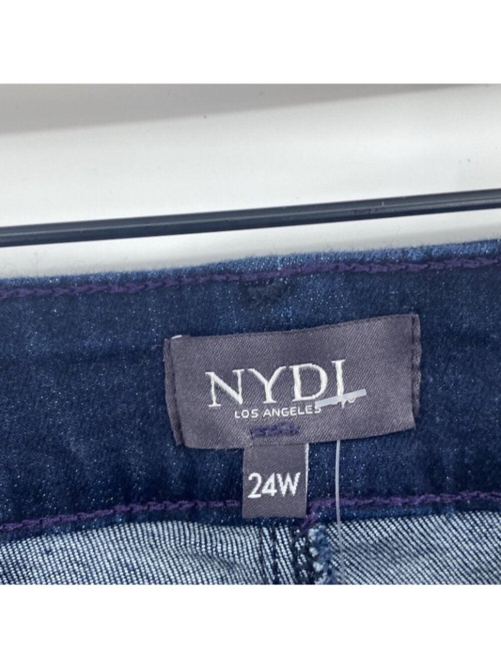 NYDJ Barbara Bootcut Jeans Womens Size 24W Blue Stretch Denim Lift Tuck - Picture 3 of 15